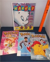 Harvey Casper & 3 Poke' Man Comic Books