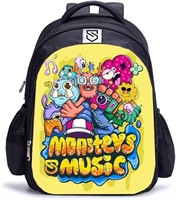 Monsters Music School Backpack for Kids*NEW*