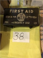 Vintage Military First Aid Box