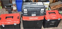 3- FULL AWESOME ROLLING TOOLBOXES !-LR