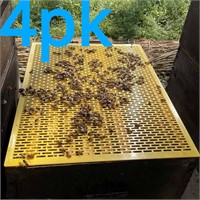 4pk Queen Bee Excluder  for 8 Frame Hives