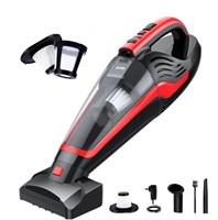 *Handheld Vacuum for Car & Pet Hair, Red*