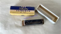 Silvertone Harmonica, appears never played