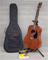 Like New Guitar, Case, Stand & Book