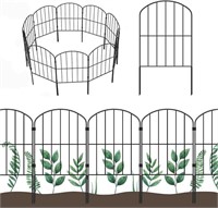 10 Panel Decorative Metal Wire Garden Fence