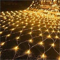 Outdoor Christmas Net Lights, 12FT x 5FT 360 LED