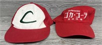 (2) SnapBack Hats- Pokémon & Coca-Cola