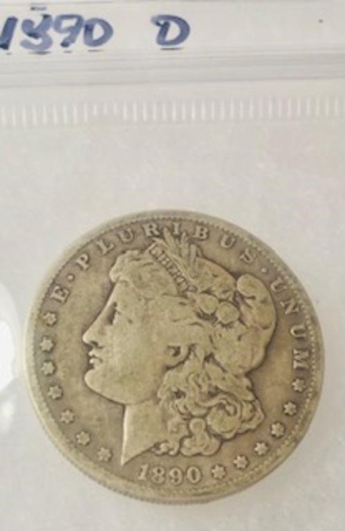 1890 Morgan Silver Dollar New Orleans mint