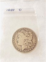 1889 Morgan Silver Dollar New Orleans mint