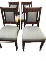 Set of 4 antique chairs Price x 4