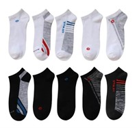 Airwalk Men's socks-Pack of 10, US 7-11