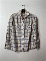 Vintage TemTex Plaid Button Up Shirt