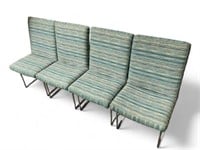 Set of Four Milo Baughman "Thin Line" Chairs.