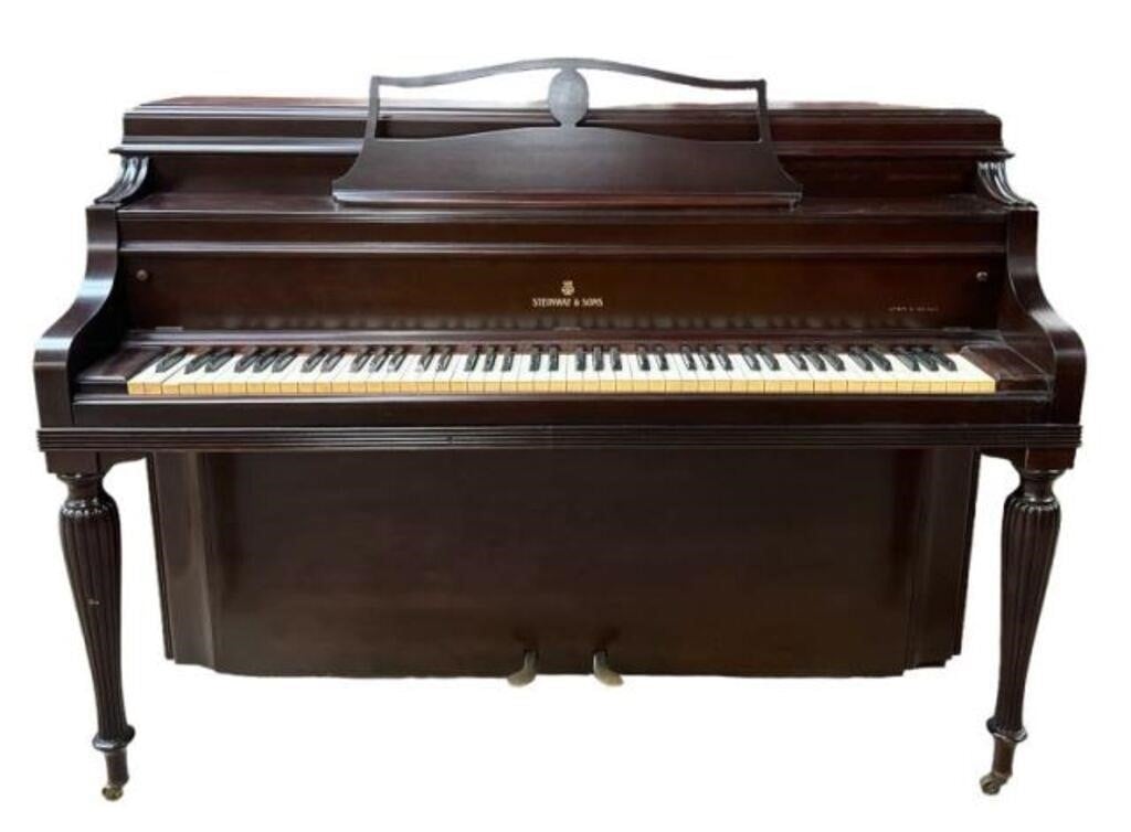 Steinway & Sons Model 40 Console Piano.