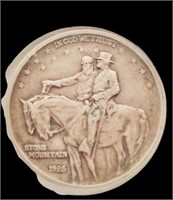 1925 Silver Stone Mountain Half Dollar Civil War