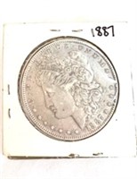 1887 Morgan Silver Dollar Philadelphia
