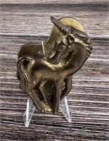 Brass Unicorn Paper Clip