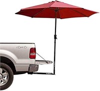 Red Tailgate Hitch Umbrella Canopy for Truck SUV T