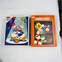 2 X Sealed Vintage Donald Duck Puzzles