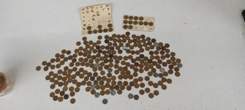 273 WHEAT PENNIES (11 STEEL)