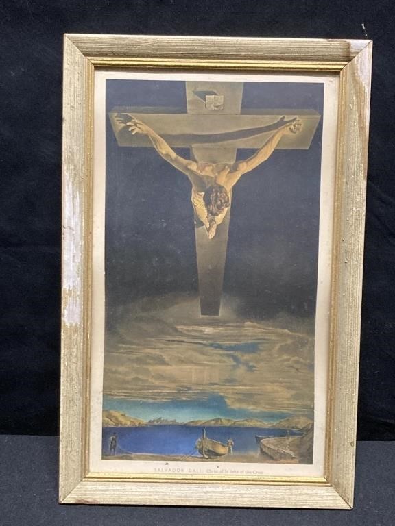 PRINT BY SALVADOR DALI CHRIST OF ST. JOHN OF THE
