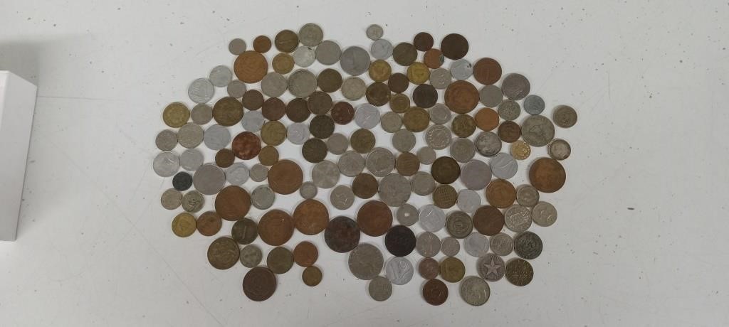 FOREIGN COINS FROM ALL OVER THE WORLD