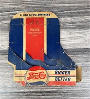 12oz Pepsi Cola Six Pack Double Dot Carrier