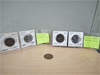 1800s CANADIAN ONE CENT PENNIES / COINS