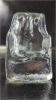 Vintage Kosta Boda Ice Man Sculpture by Erik