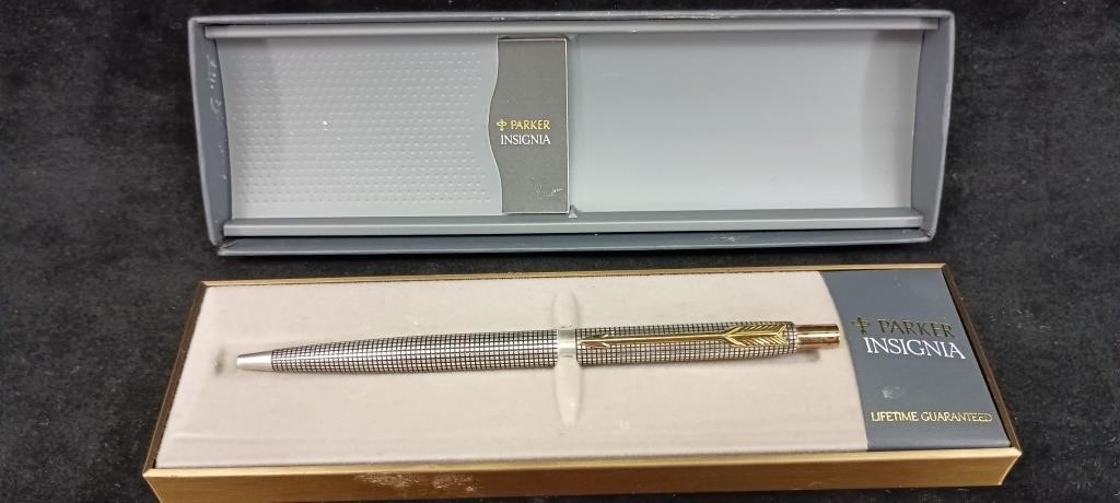 Sterling Silver Parker Insignia pen NOS