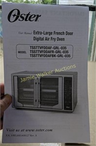 New Oster Extra Large French Door Digital Air Fry