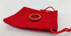 Cartier 18k Gold Love Ring Size 8