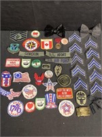PATCHES MILITARY, SCOUT, AND OTHERS