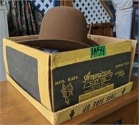 Brown Cowboy Hat. The American Hat Co 7 3/4 Maxi