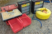 Fuel Tank, Air Compressor Tank, Parts Organizers.