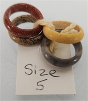 4 stone rings size 5
