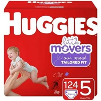 Huggies Little Movers Diapers  Size 5  124 Ct