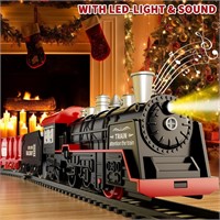 NEW Electric Train Set For Kids w/Light & Sound