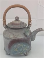 Art pottery tea pot 10"x10"