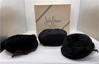 Black Hats in Jules Straus Box