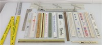Vintage rulers and drafting tools 20pc