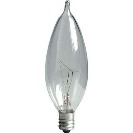 GE 60 Watt 8 Pack Bent Tip Clear Candelabra Bulbs