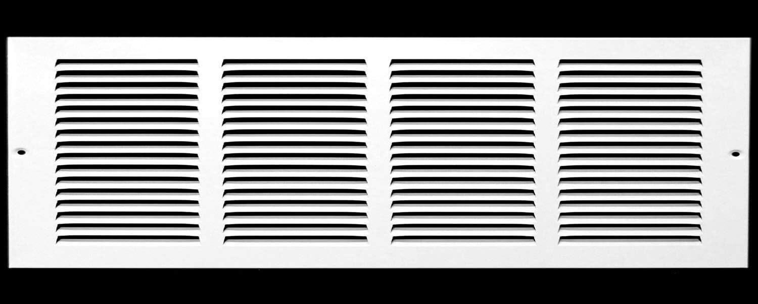 20w X 4h Steel Air Grilles - HVAC Cover  White