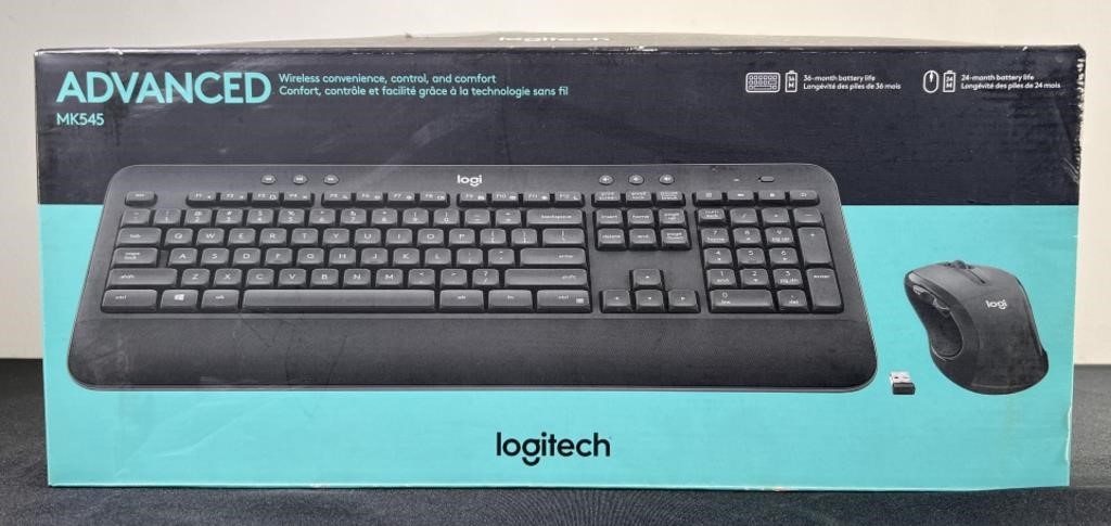 Wireless Keyboard w/ Mouse by Logitech NEW
