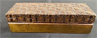 Wood Carved Keepsake Box