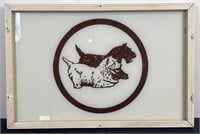 Scottie Scotty Terrier Dog Reverse Painting