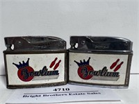 Pair of Bowling 235 and 275 Club Lighters