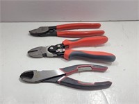 (3) Assorted Snip Hand Tools