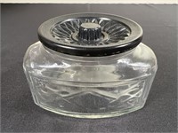 Scurlock Jar w/ Black Glass Lid