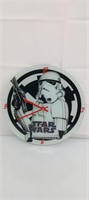 14" Star Wars glass clock battery operated